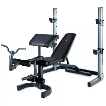 Силовая скамья для жима Weider Pro 490 DC - со стойками